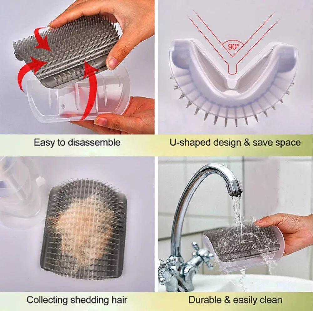 Cat Self Groomer Corner Brush